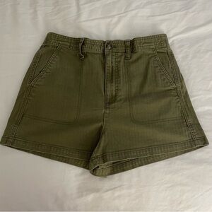 Madewell The Perfect Vintage Fatigue Short in Desert Olive